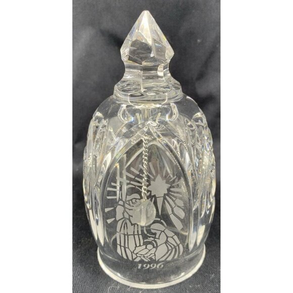 Waterford Crystal Ireland Songs of Christmas Bell Silent Night Nativity 5" 1996 - Picture 1 of 8